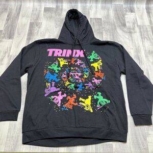 ✅Mens XXL Trinx LA Black Graphic Hoodie Hidden Talent Teddy/Dead Bear Sweatshirt
